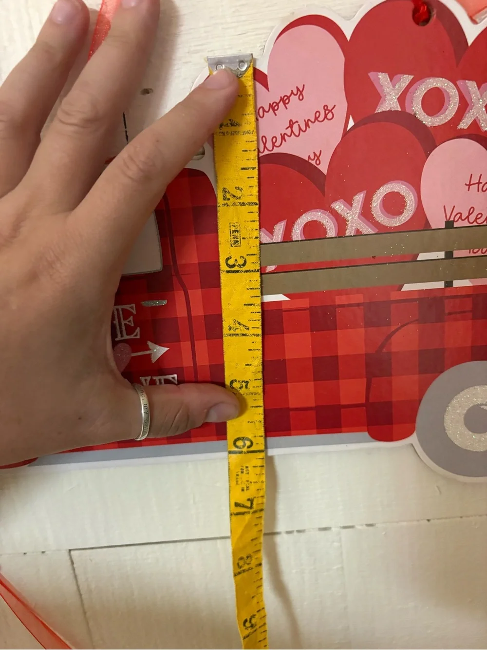Valentine Buffalo Plaid Truck & Camper Wall Decor Set of 2 Farmhouse